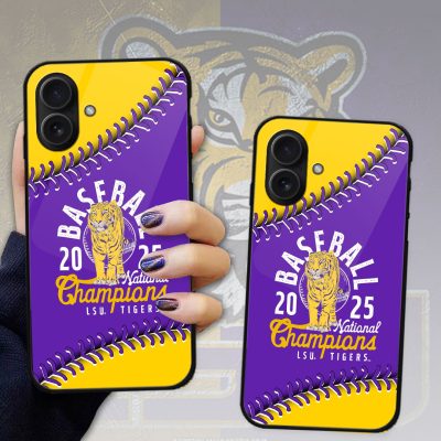 LSU Tigers Baseball NCAA National Champion 2025 College World Series Winner Phone Case GNC6079