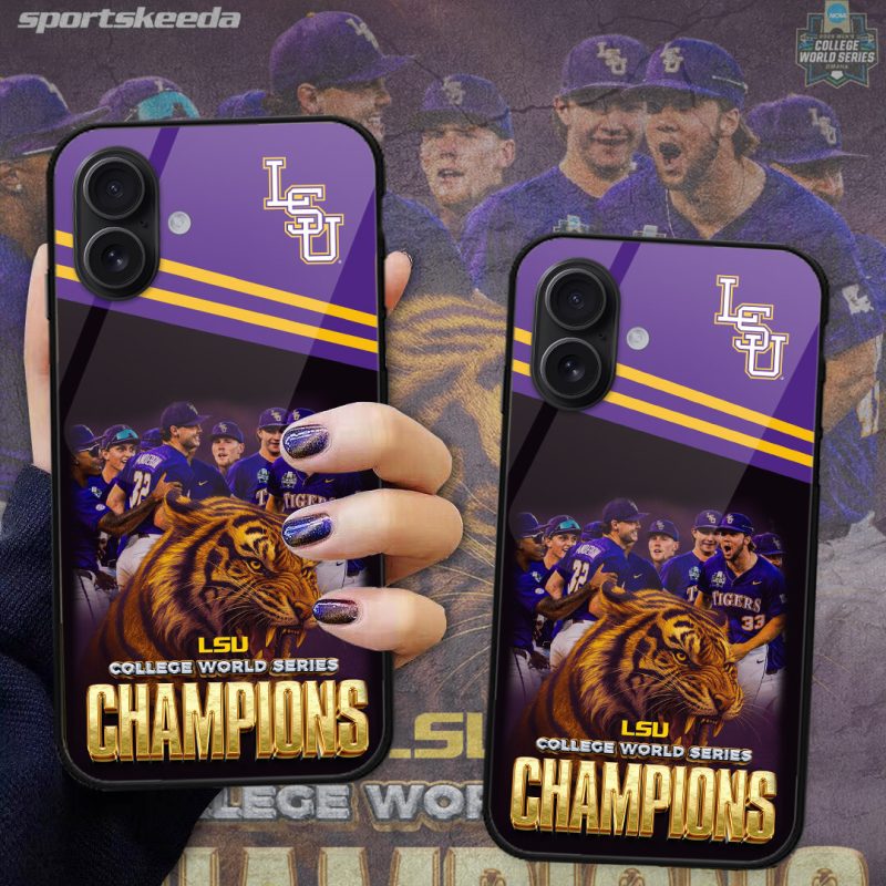 LSU Tigers Baseball NCAA National Champion 2025 College World Series Winner Phone Case GNC6101
