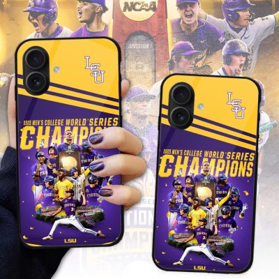 LSU Tigers Baseball NCAA National Champion 2025 College World Series Winner Phone Case GNC6103