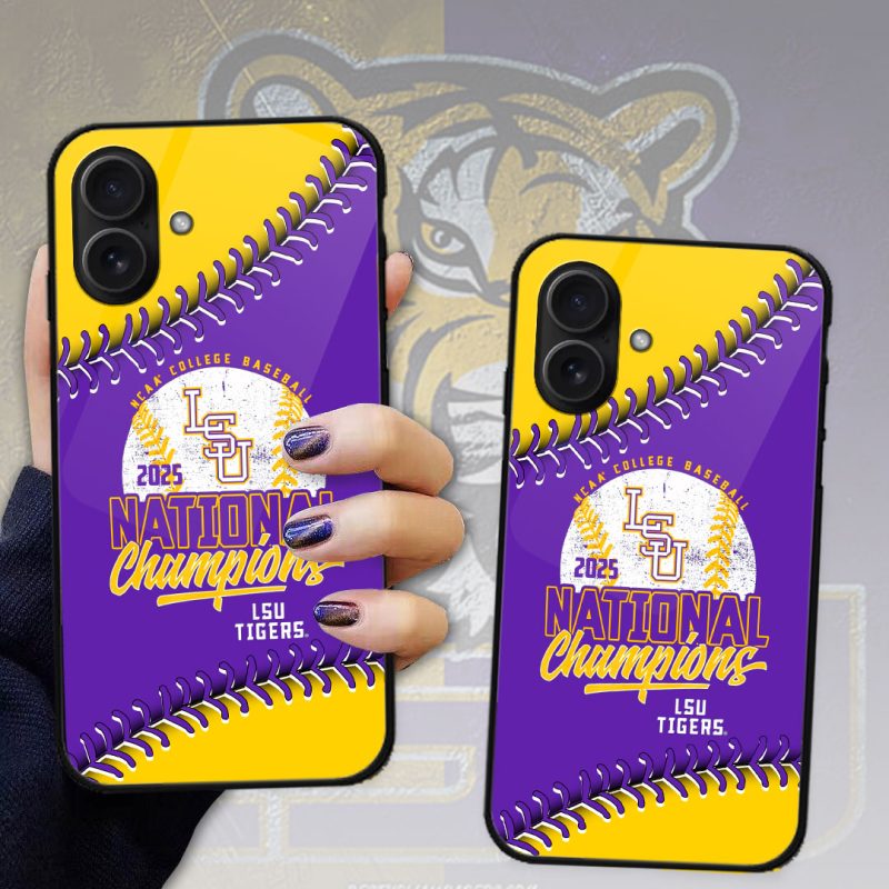LSU Tigers Baseball NCAA National Champion 2025 College World Series Winner Phone Case GNC6123