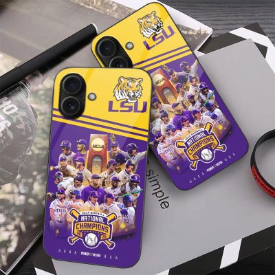 LSU Tigers Baseball NCAA National Champion 2025 College World Series Winner Phone Case GNC6175