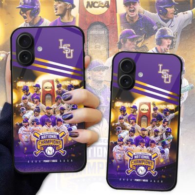 LSU Tigers Baseball NCAA National Champion 2025 College World Series Winner Phone Case GNC6176
