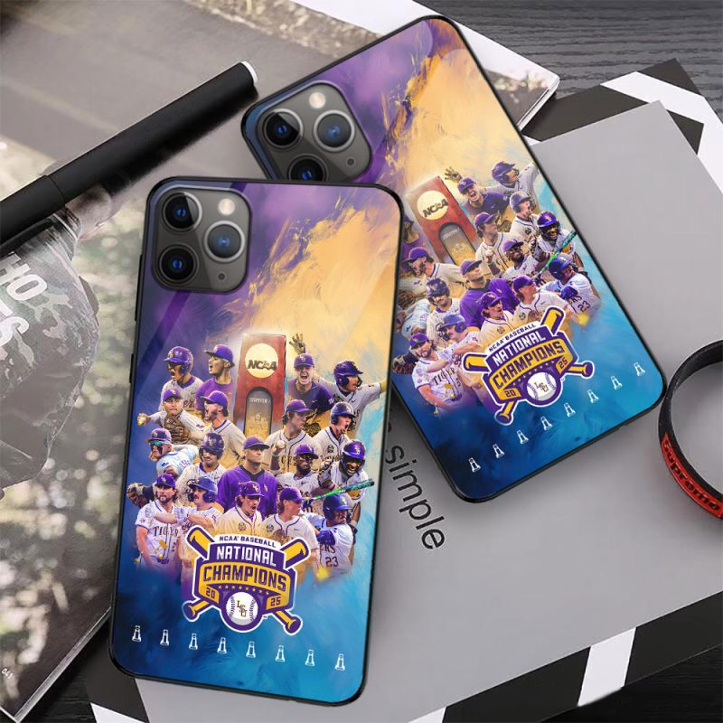 LSU Tigers Baseball NCAA National Champion 2025 College World Series Winner Phone Case GNC6184
