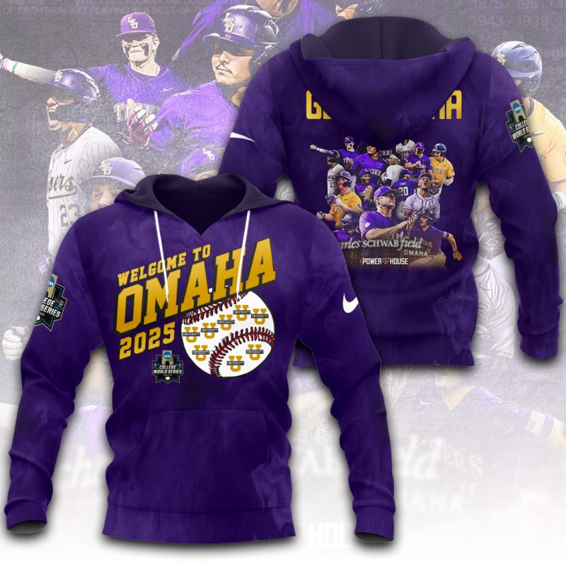 LSU Tigers Baseball NCAA National Champion 2025 College World Series Winner Unisex Performance Hoodie GNC6255