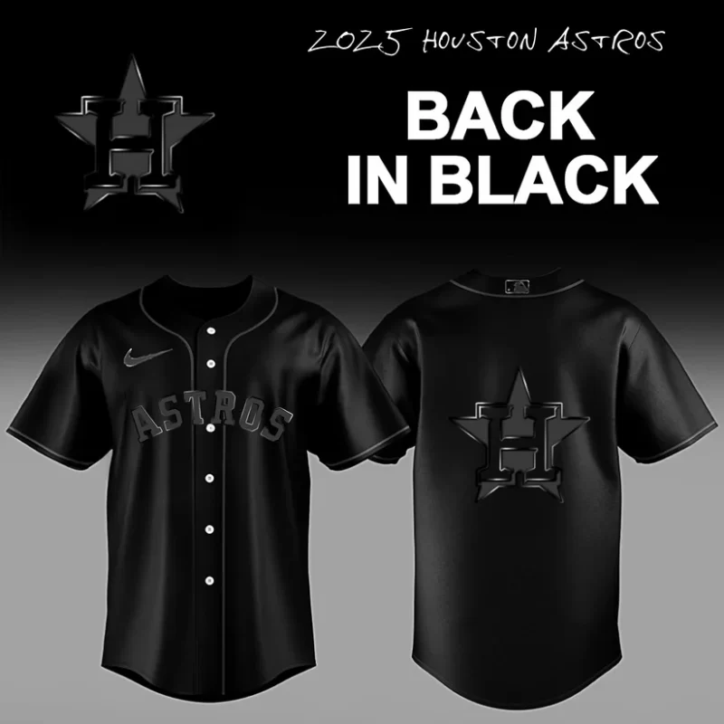 Limited Edition Detroit Tigers Back In Black 2025 Baseball Jersey