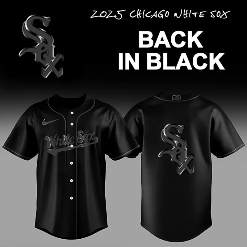 Limited Edition Detroit Tigers Back In Black 2025 Baseball Jersey