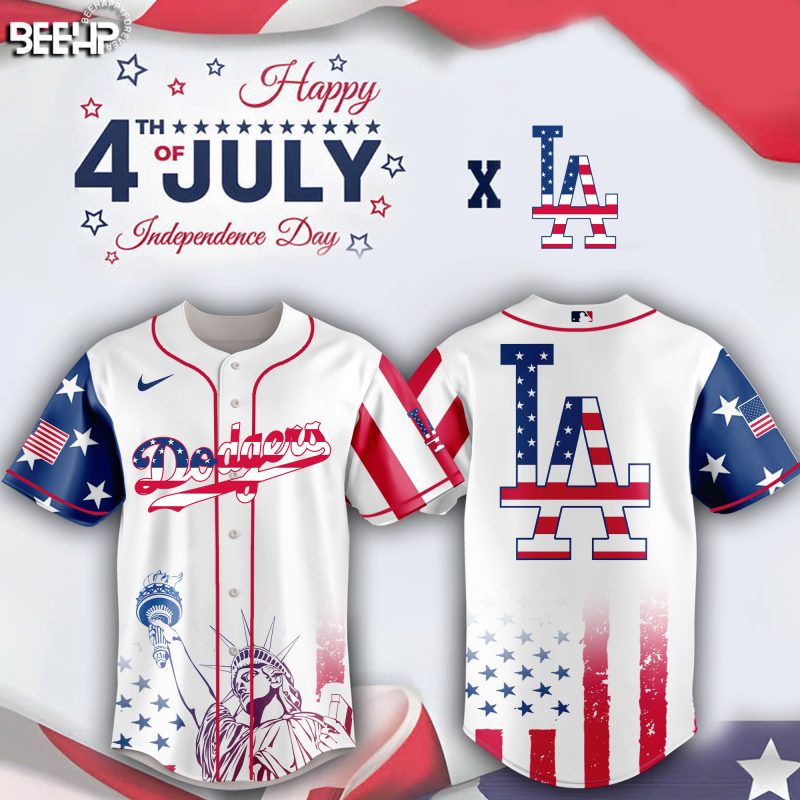 Los Angeles Dodgers Special Independence Day 2025 Baseball Jersey