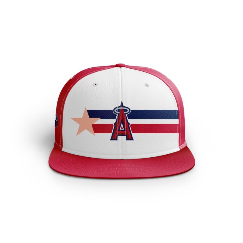 MLB Los Angeles Angels Personalized 2024 Workout Day Snapback
