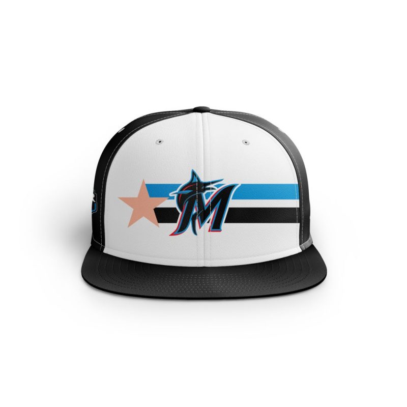 MLB Miami Marlins Personalized 2024 Workout Day Snapback