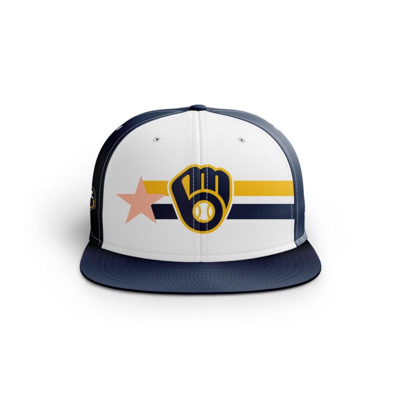 MLB Milwaukee Brewers Personalized 2024 Workout Day Snapback