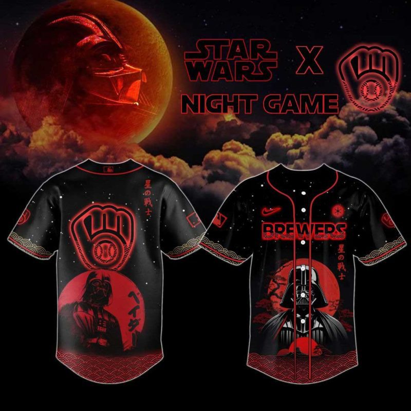 MLB Milwaukee Brewers X Star Wars Baseball Jersey