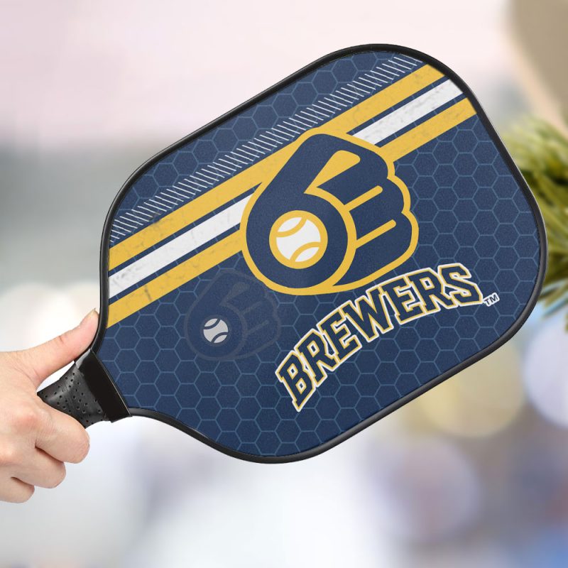 Milwaukee Brewers Personalized Pickleball Paddle
