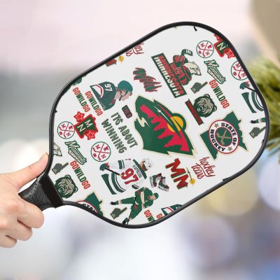 Minnesota Wild Personalized Pickleball Paddle
