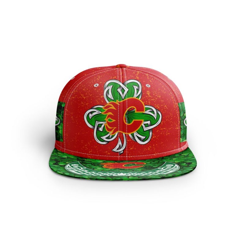 NHL Calgary Flames Special Snapback For St.Patrick's Day