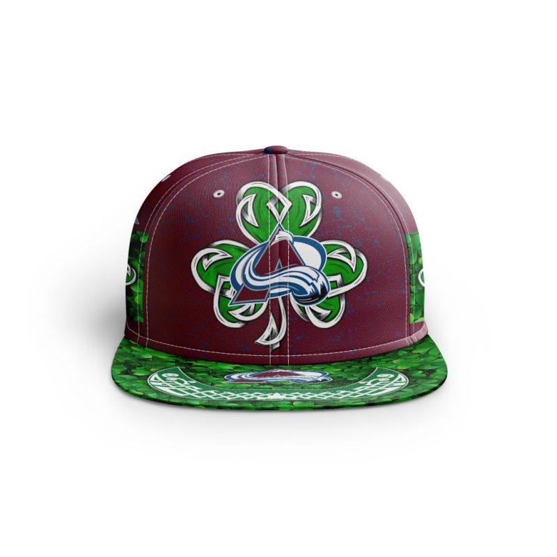 NHL Colorado Avalanche Special Snapback For St.Patrick's Day