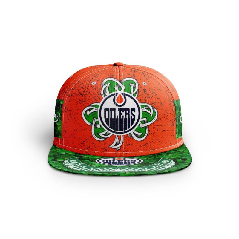 NHL Edmonton Oilers Special Snapback For St.Patrick's Day