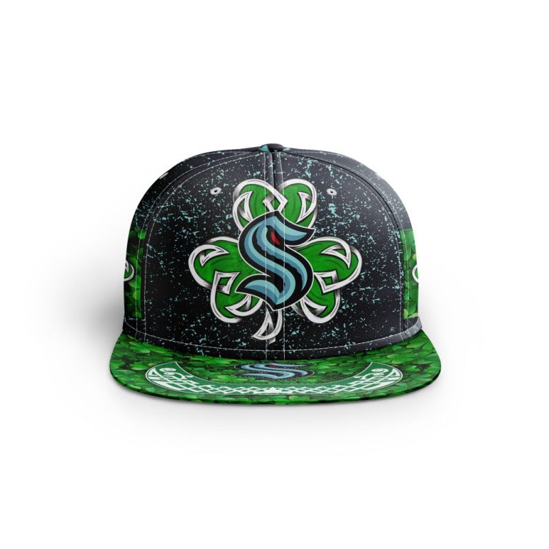 NHL Seattle Kraken Special Snapback For St.Patrick's Day