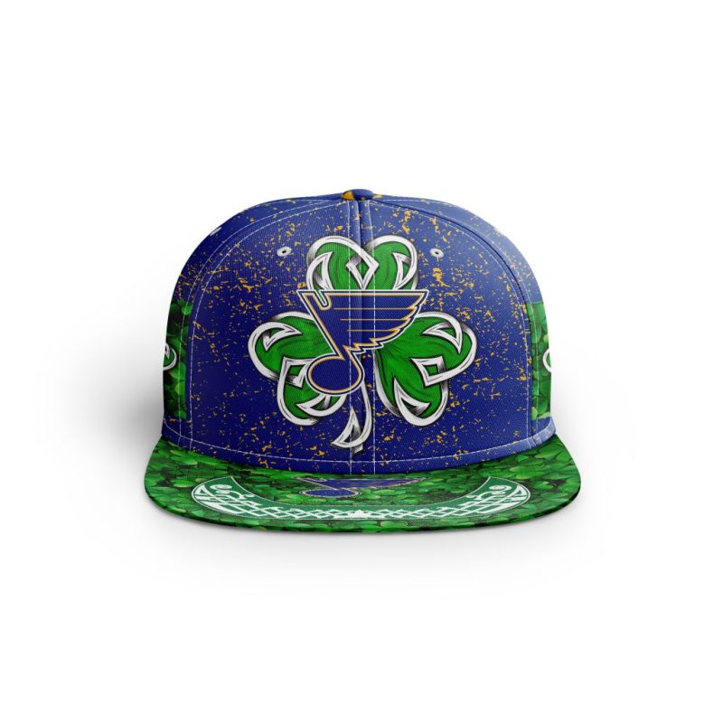 NHL St. Louis Blues Special Snapback For St.Patrick's Day