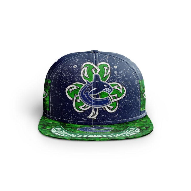 NHL Vancouver Canucks Special Snapback For St.Patrick's Day