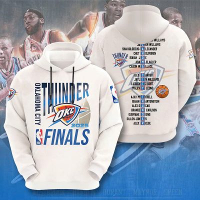 Oklahoma City Thunder NBA Final Champion 2025 Unisex Performance Hoodie BGN1048