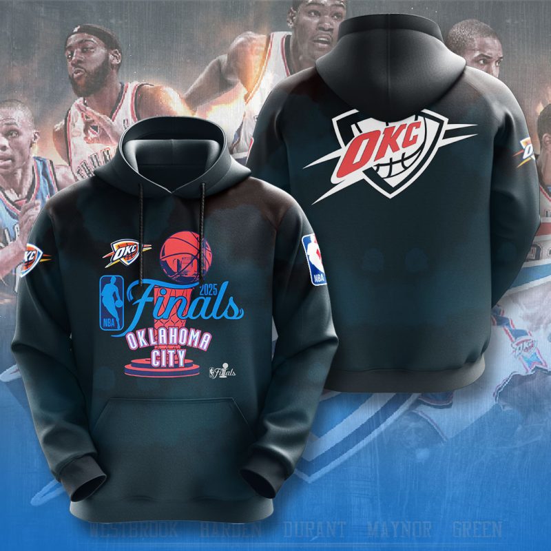 Oklahoma City Thunder NBA Final Champion 2025 Unisex Performance Hoodie BGN1052
