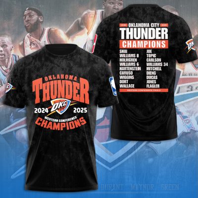Oklahoma City Thunder NBA Final Champion 2025 Unisex Performance T-Shirt BGN1031