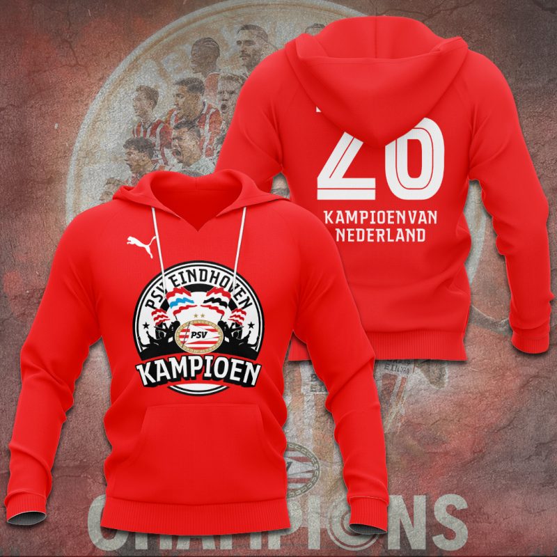 PSV Eindhoven Champion 2025 Unisex Performance Hoodie GNS1671
