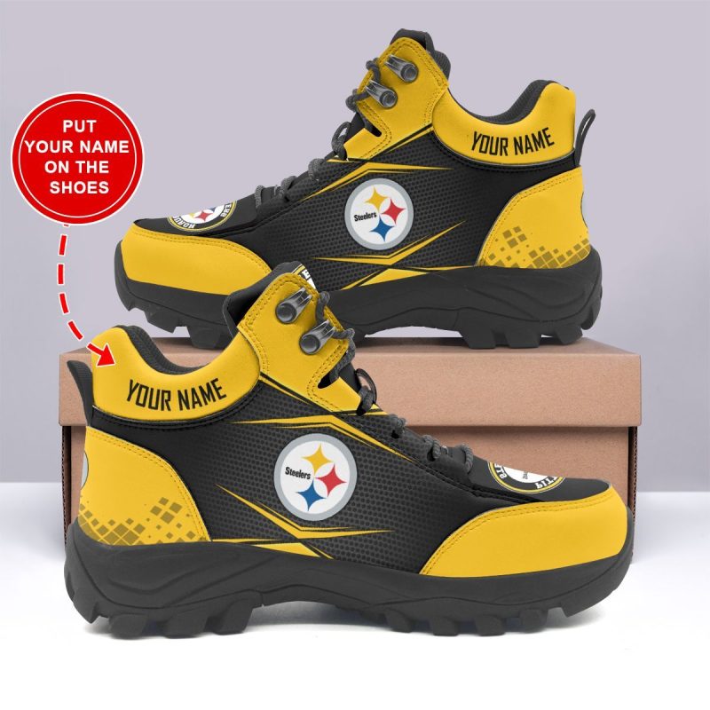 Pittsburgh Steelers Hiking Personalized Shoes Waterproof Trekking SneakersAHK1069