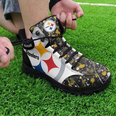 Pittsburgh Steelers Personalized Hiking Shoes Waterproof Trekking Sneakers AHK1058