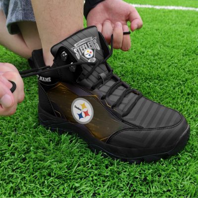 Pittsburgh Steelers Personalized Hiking Shoes Waterproof Trekking Sneakers AHK1060