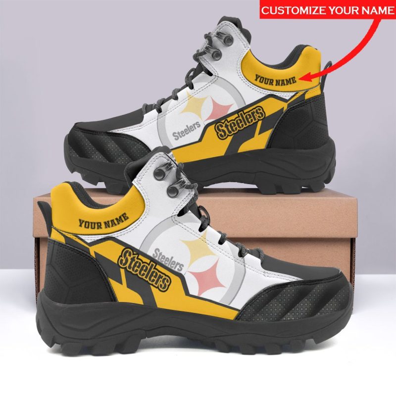 Pittsburgh Steelers Personalized Hiking Shoes Waterproof Trekking Sneakers AHK1062