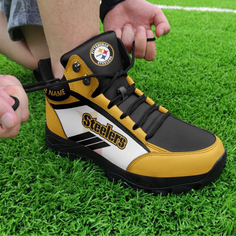 Pittsburgh Steelers Personalized Hiking Shoes Waterproof Trekking Sneakers AHK1067