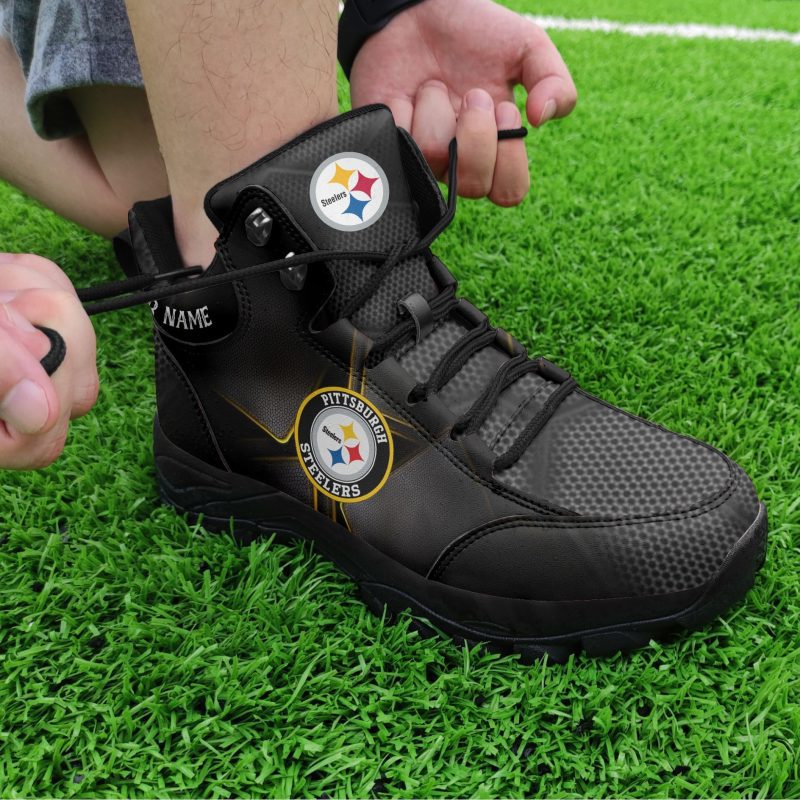 Pittsburgh Steelers Personalized Hiking Shoes Waterproof Trekking Sneakers AHK1071