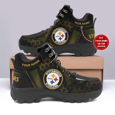 Pittsburgh Steelers Personalized Hiking Shoes Waterproof Trekking Sneakers AHK1072