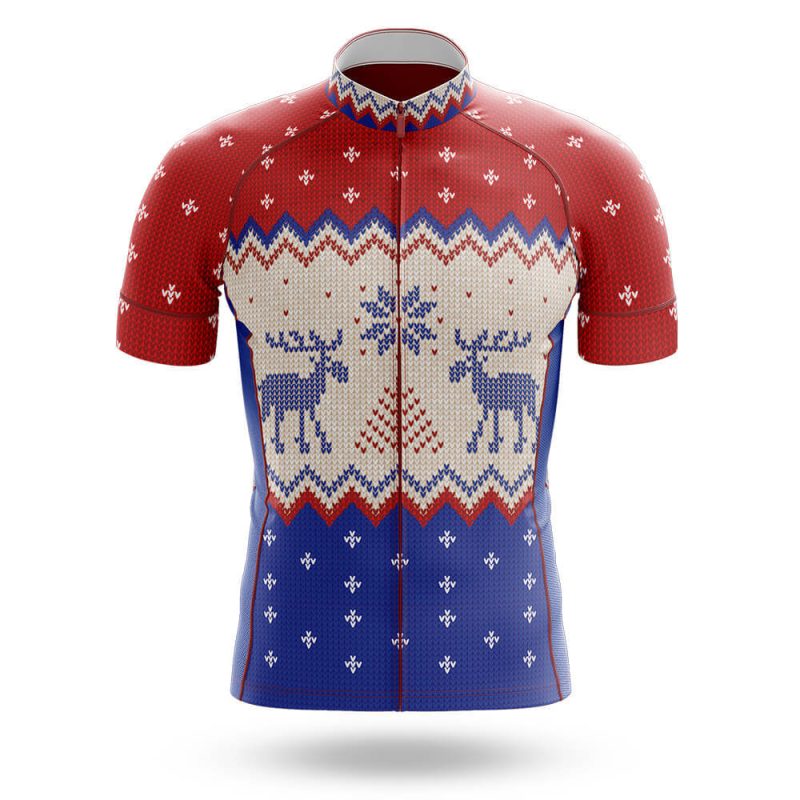 Retro Christmas - Cycling Jersey For Men/Women