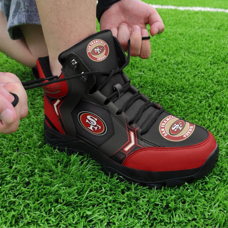 San Francisco 49ers Hiking Shoes Waterproof Trekking Sneakers AHK1014