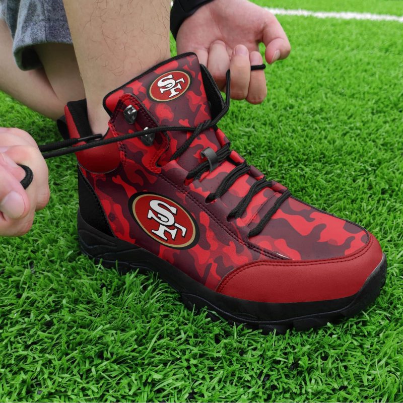 San Francisco 49ers Hiking Shoes Waterproof Trekking Sneakers AHK1018
