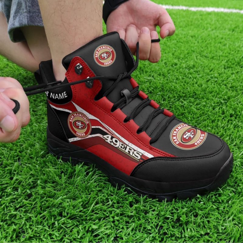 San Francisco 49ers Personalized Hiking Shoes Waterproof Trekking Sneakers AHK1015