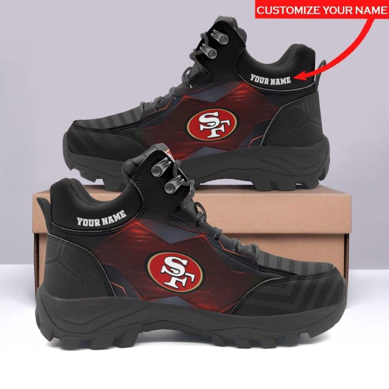 San Francisco 49ers Personalized Hiking Shoes Waterproof Trekking Sneakers AHK1017
