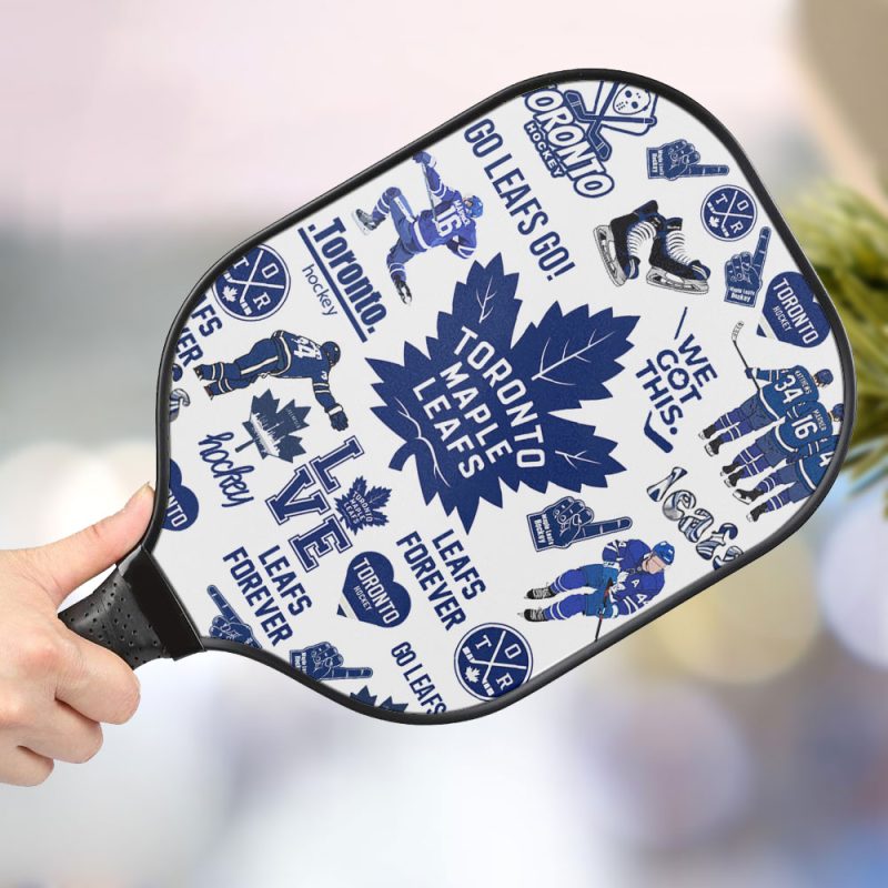 Toronto Maple Leafs Personalized Pickleball Paddle