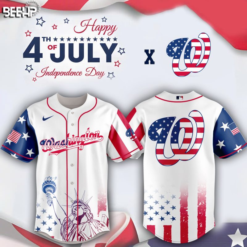Washington Nationals Special Independence Day 2025 Baseball Jersey