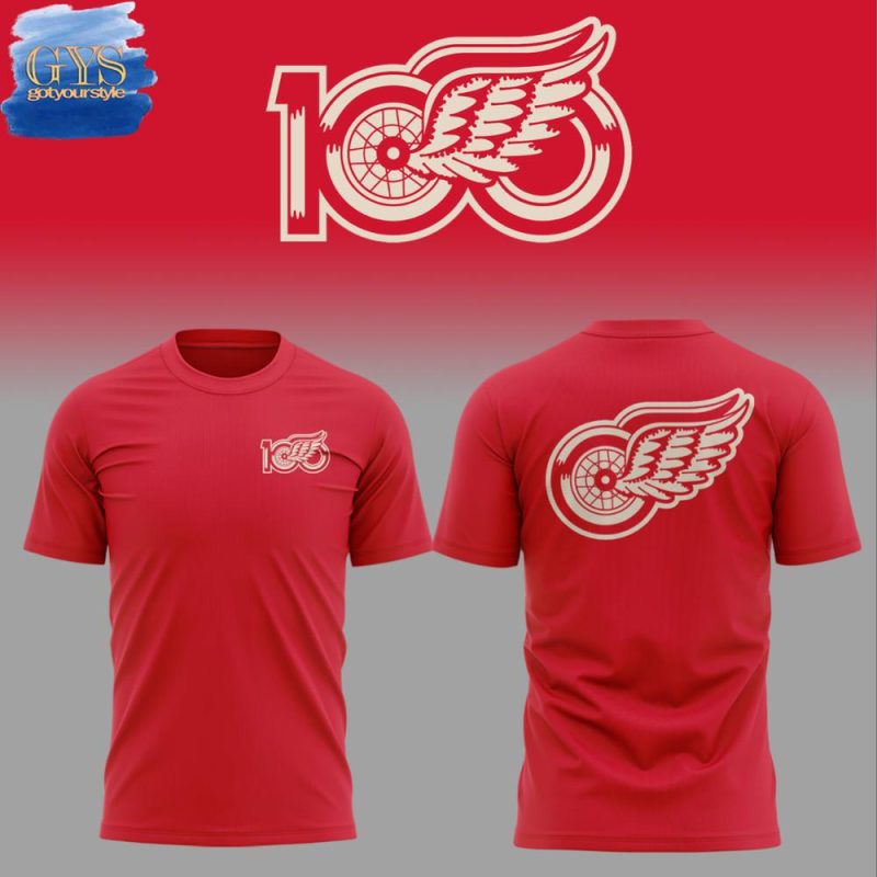100 Years Of Hockeytown Detroit Red Wings Unisex Performance T-Shirt