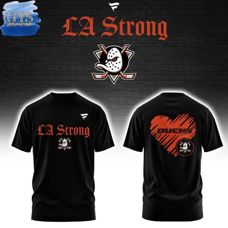 Anaheim Ducks LA Strong Unisex Performance T-Shirt