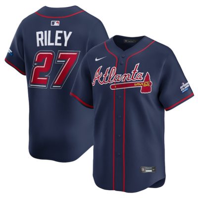 Atlanta Braves Active Player Custom Navy 2025 Speedway Classic Alternate Limited Stitched Baseball Jersey