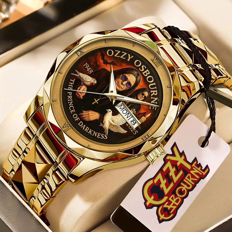 Black Sabbath x Ozzy Osbourne Rest in peace Alloy Luxury Quartz Watch OZO1000