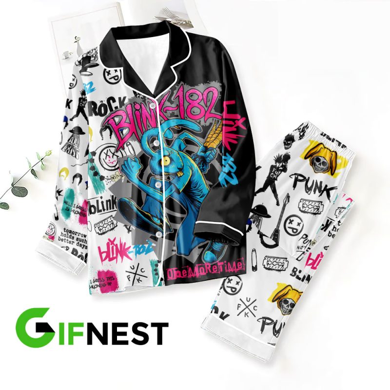 Blink-182 Button Down Pajamas Set PMG1005