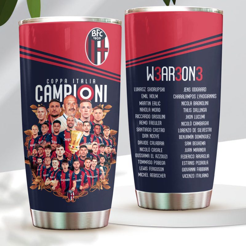 Bologna FC Stainless Steel Tumblers 20oz/30oz TBC1110