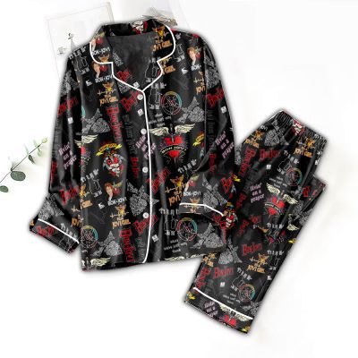 Bon Jovi Button Down Pajamas Set PMG1013