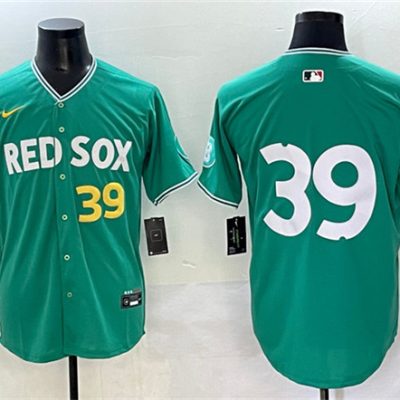Boston Red Sox #39 Marcelo Mayer Green 2025 City Connect Limited Stitched Baseball Jersey