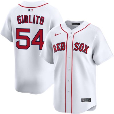Boston Red Sox #54 Lucas Giolito White 2024 Home Limited Stitched Baseball Jersey